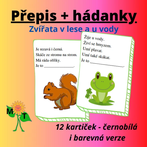 Přepis + hádanky