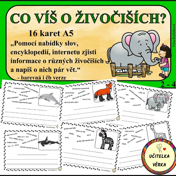 CO VÍŠ O ŽIVOČIŠÍCH?