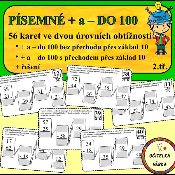 PÍSEMNÉ + a - DO 100