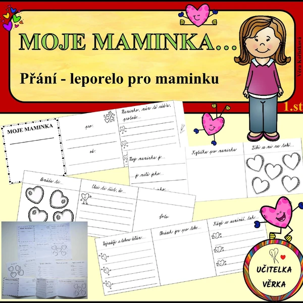 MOJE MAMINKA - leporelo ke Dni matek