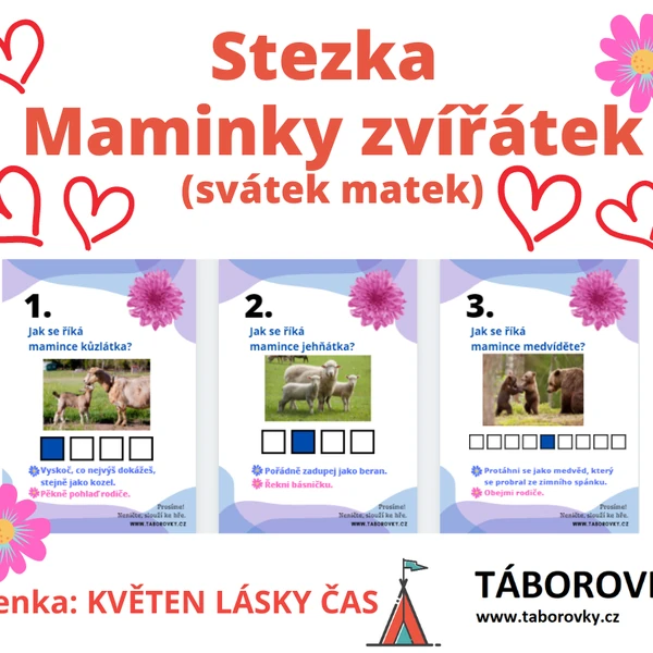 Stezka - Maminky zvířátek (svátek matek)