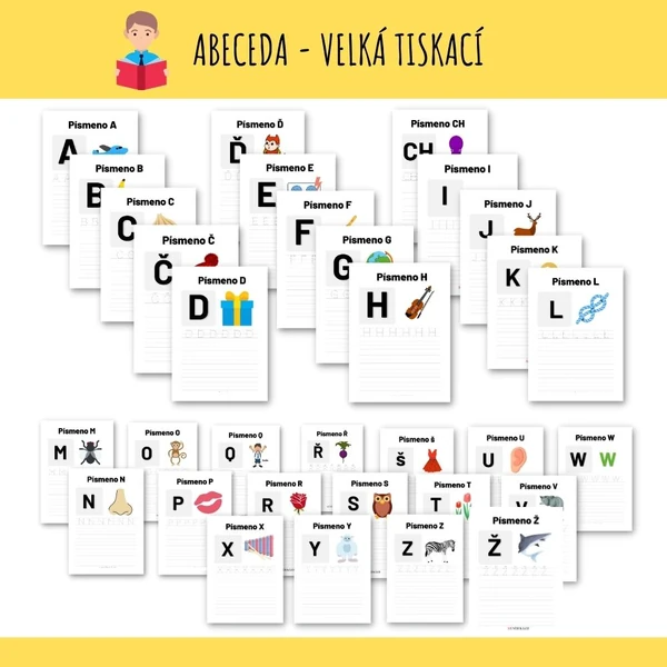 Velká tiskací ABECEDA