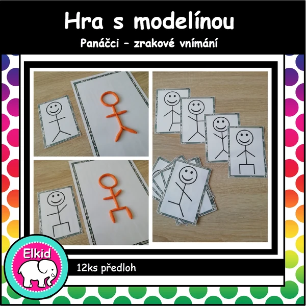 Hra s modelínou - panáčci