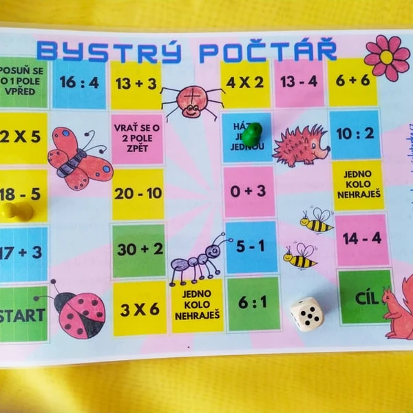 Bystrý počtář - Společenská hra