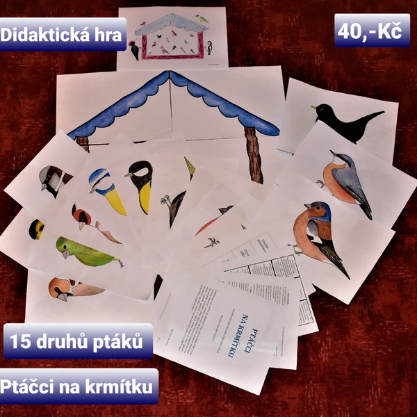 Ptáčci na krmítku - didaktická hra