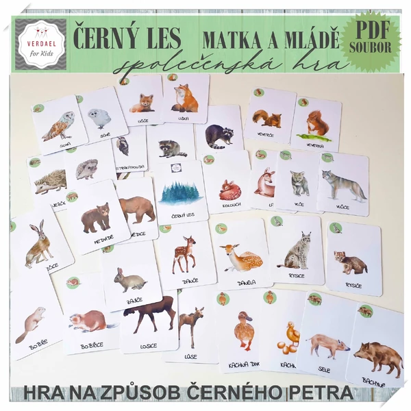 ČERNÝ LES - karetní hra