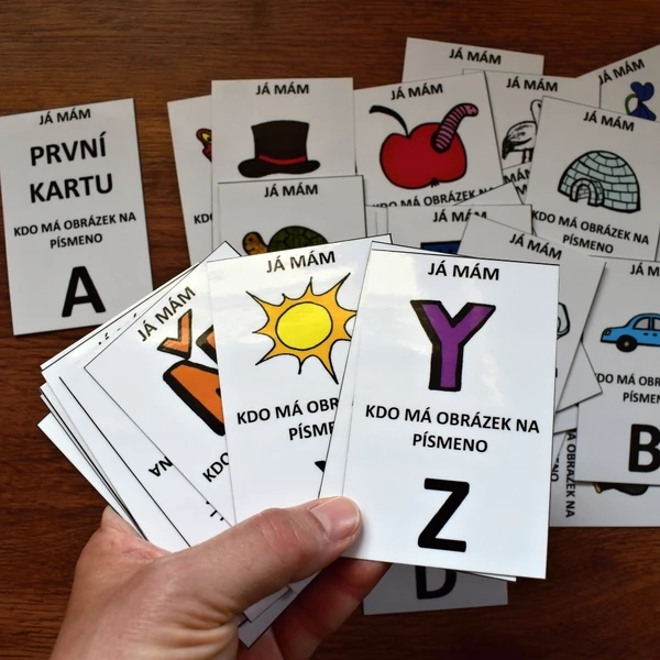 JÁ MÁM, KDO MÁ - abeceda