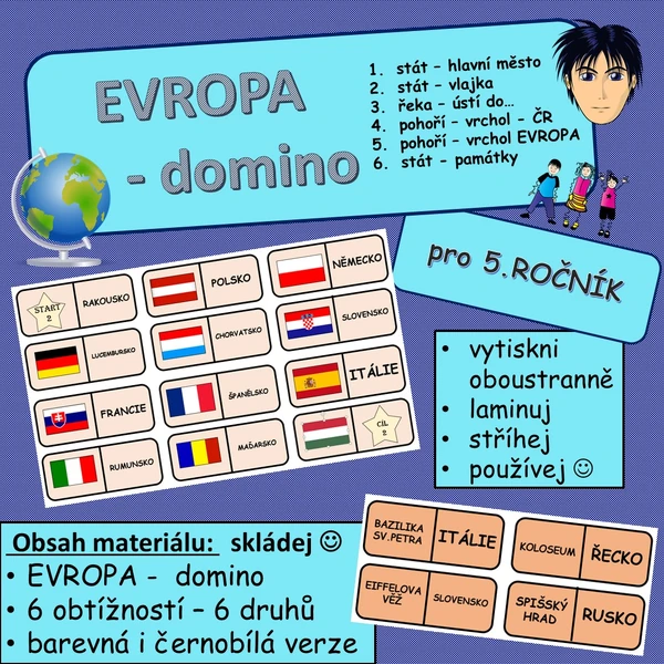Evropa - domino