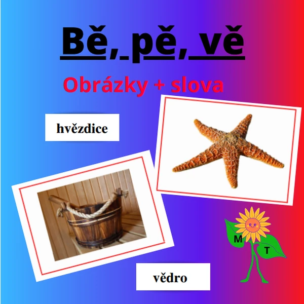 Slabiky bě, pě, vě