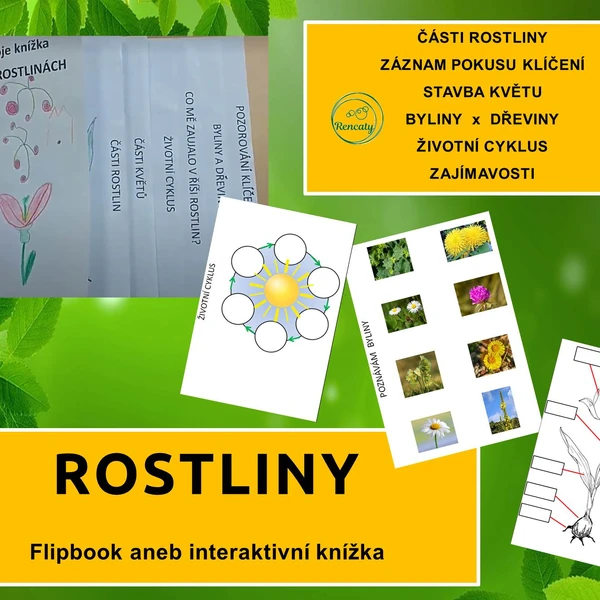ROSTLINY FLIPBOOK