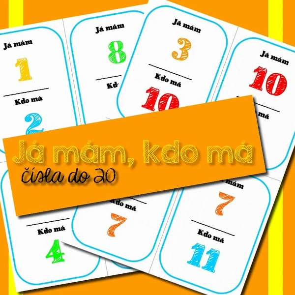 Já mám, kdo má - Čísla do 20