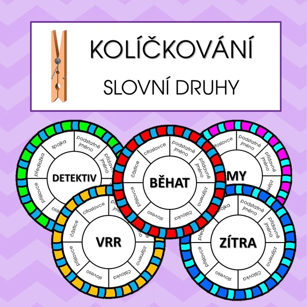 KOLÍČKOVÁNÍ - slovní druhy
