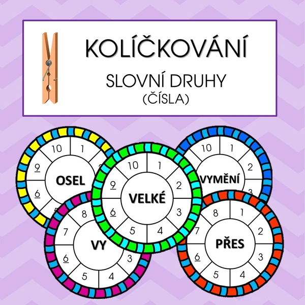 KOLÍČKOVÁNÍ - slovní druhy_čísla