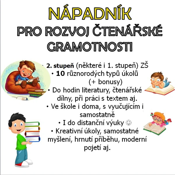 Nápadník pro rozvoj čtenářské gramotnosti