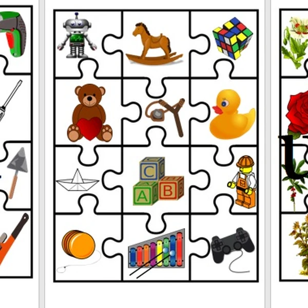 slova nadřazená a podřazená puzzle