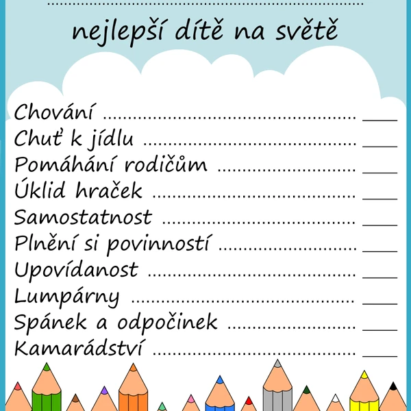 Domácí vysvědčení