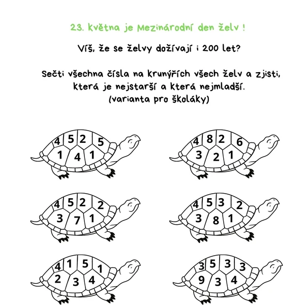 ŽELVÍ matematika 