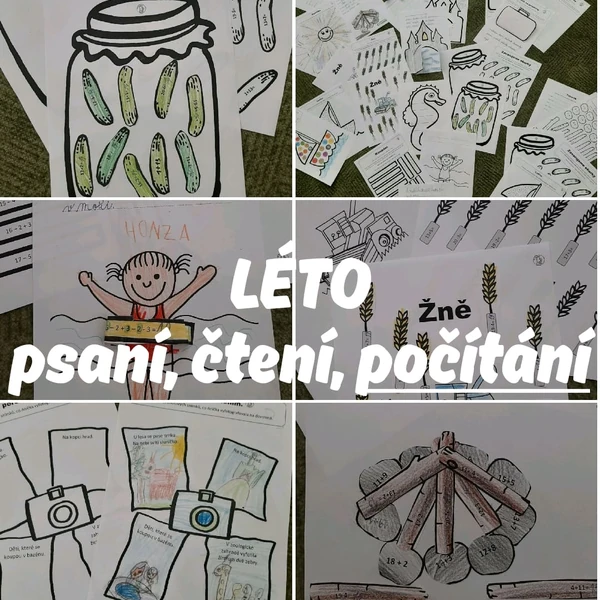 Léto - psaní, čtení, počítání