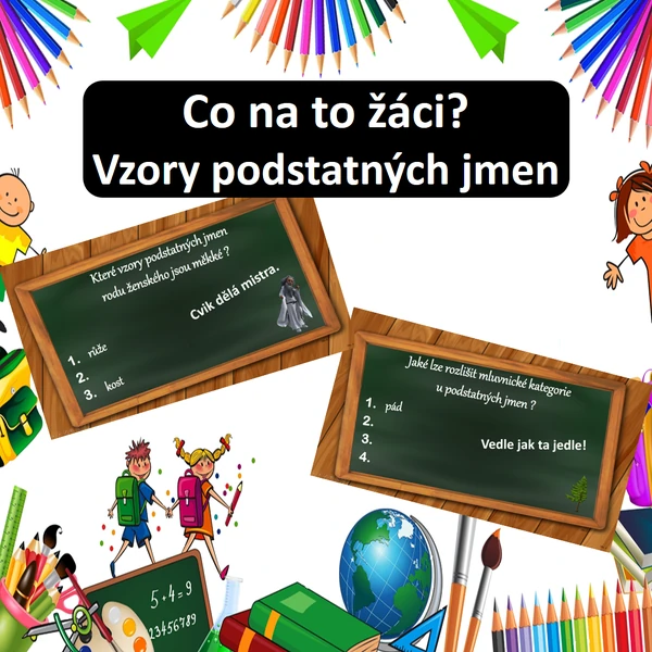Co na to žáci? Vzory podstatných jmen