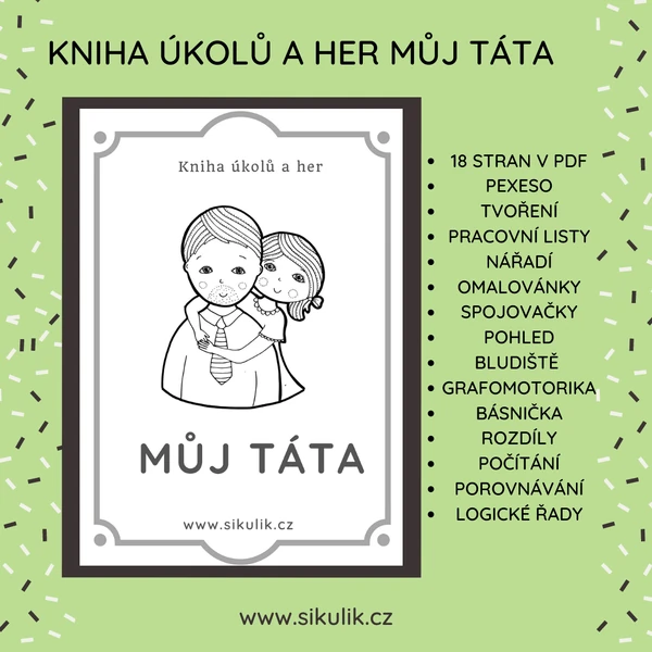KNIHA ÚKOLŮ A HER MŮJ TÁTA