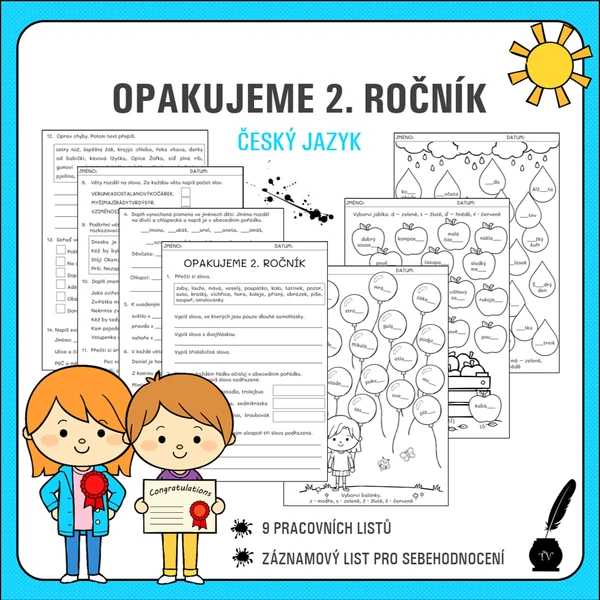 Opakujeme 2. ročník - český jazyk