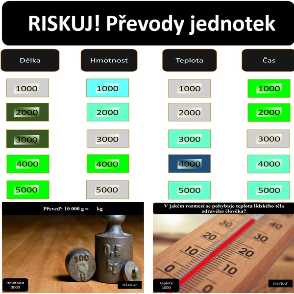 RISKUJ! Převody jednotek