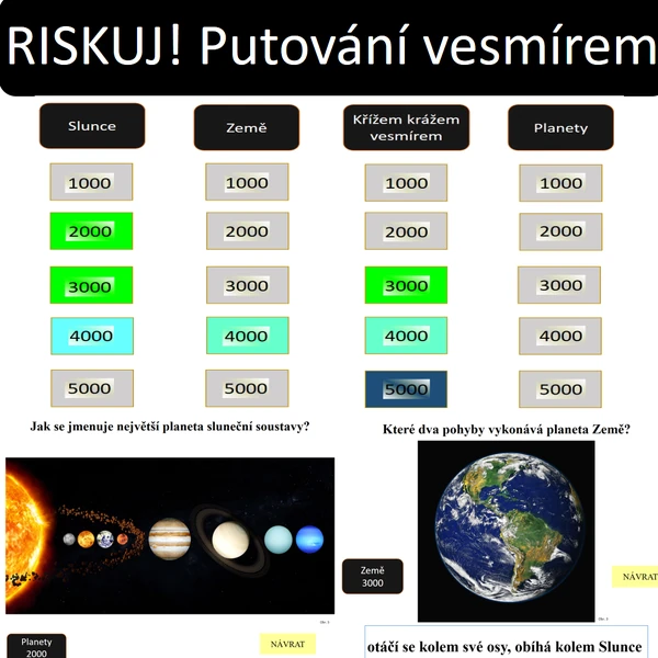 RISKUJ! Putování vesmírem