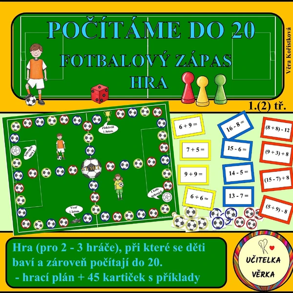 POČÍTÁME DO 20 - fotbalový zápas - hra