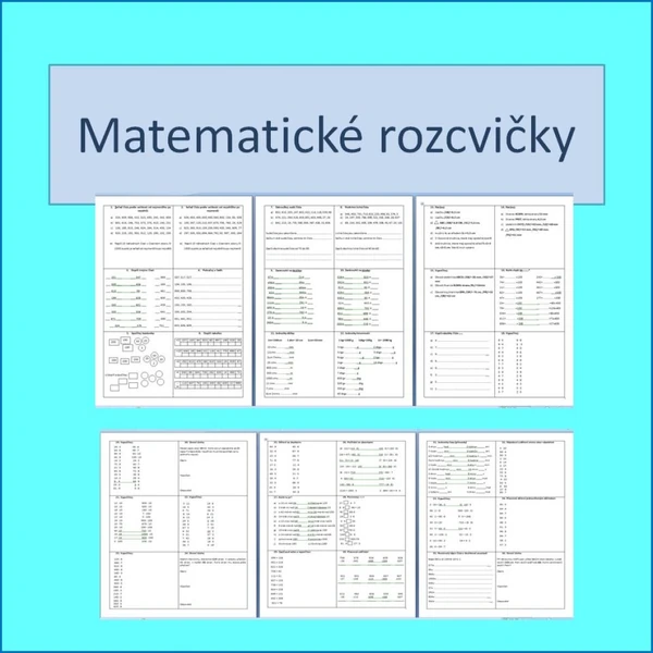 Matematické rozcvičky