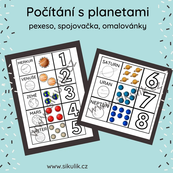 POČÍTÁNÍ S PLANETAMI