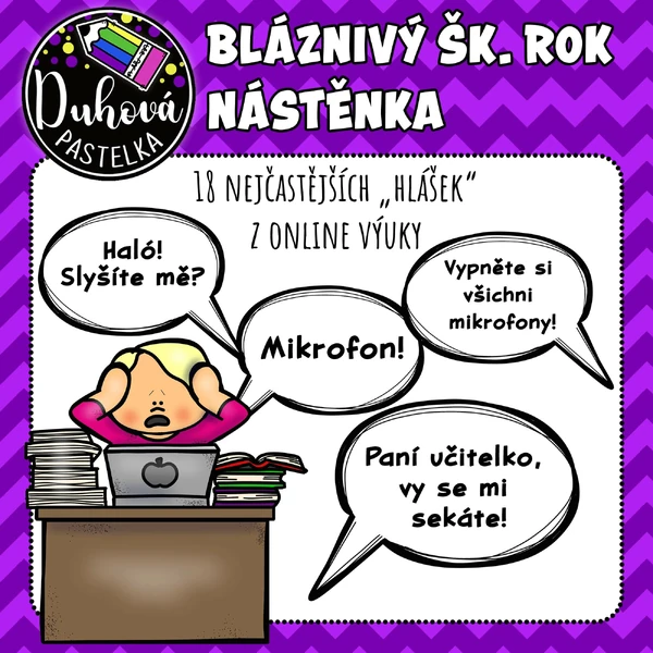 Hlášky z online výuky - nástěnka