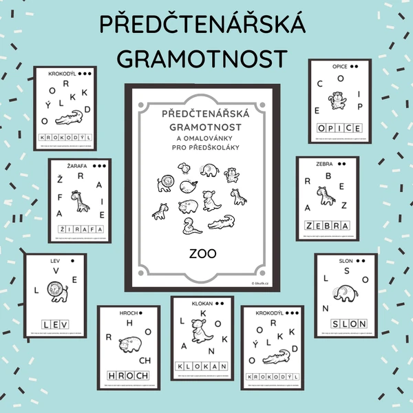 Předčtenářská Gramotnost A Omalovánky Pro Předškoláky