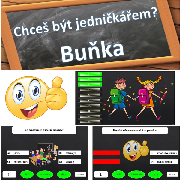 Chceš být jedničkářem? Buňka (základní struktura života)