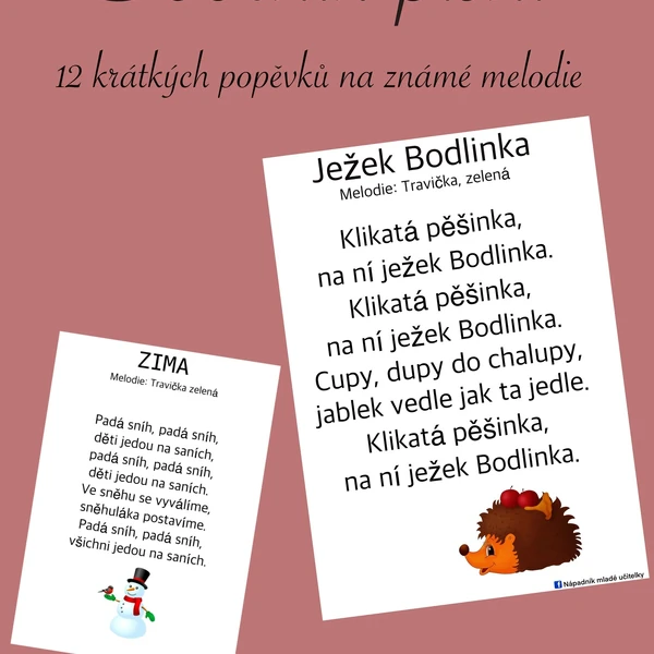 Zpěvník písní na známé melodie