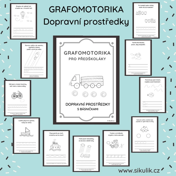 Grafomotorika Dopravní Prostředky