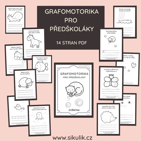 Grafomotorika Pro Předškoláky Zvířátka