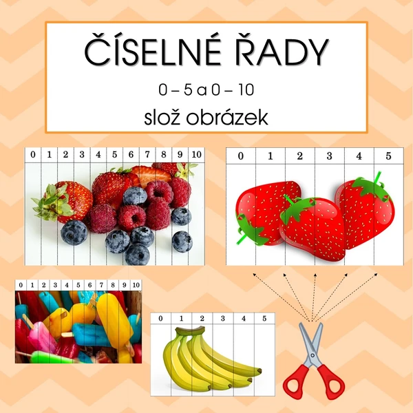 ČÍSELNÉ ŘADY - slož obrázek