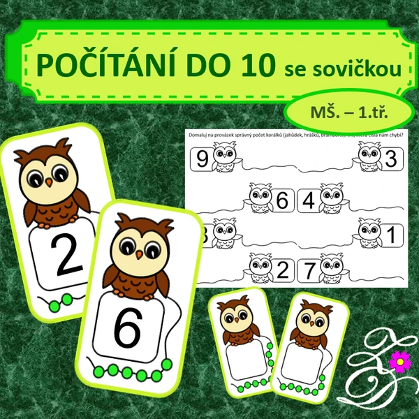 Počítání do 10 se sovičkou