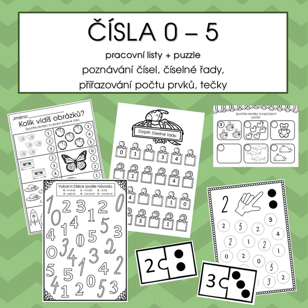 ČÍSLA 0 - 5