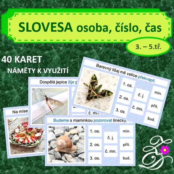 SLOVESA - osoba, číslo, čas