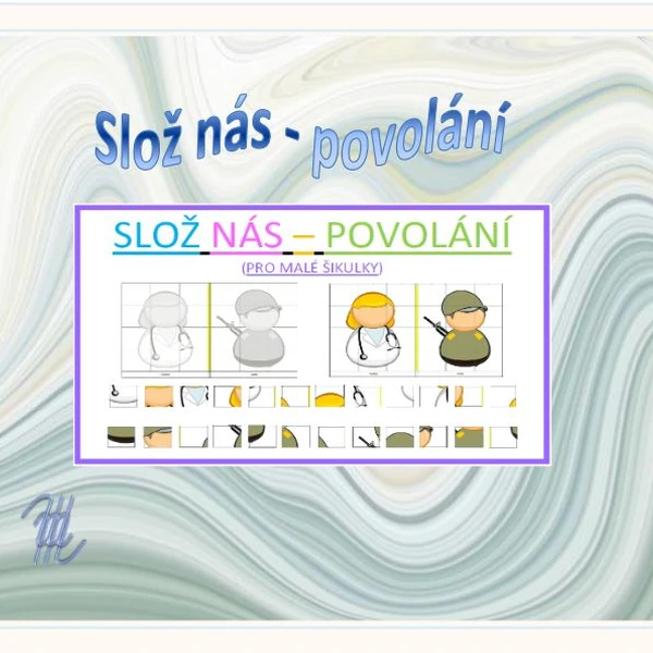 SLOŽ NÁS- skládačky povolání