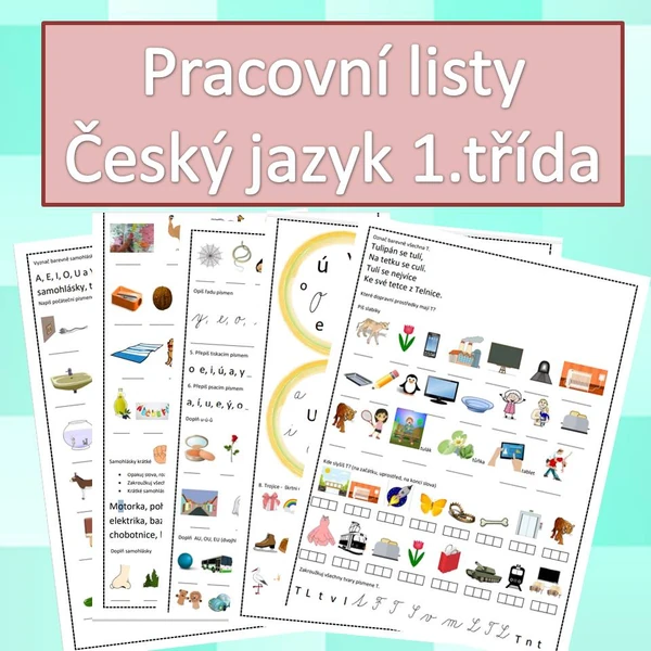 ČJ pracovní listy pro 1. ročník