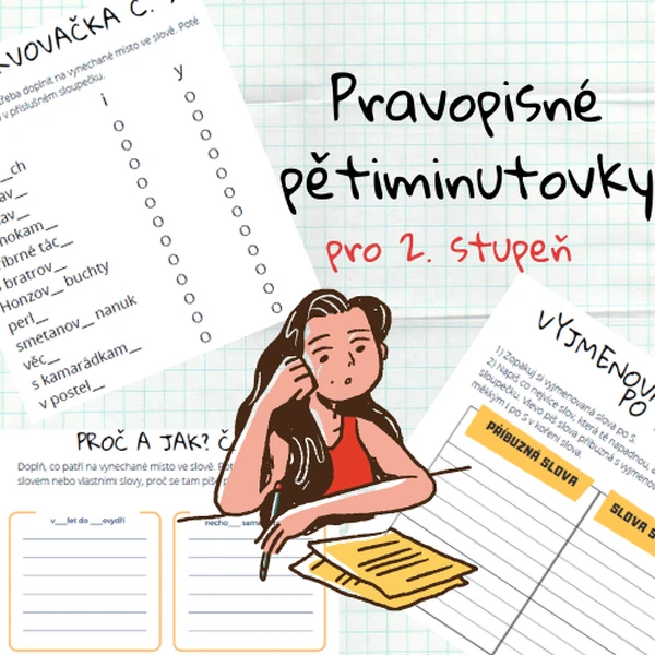Pravopisné pětiminutovky pro 2. stupeň