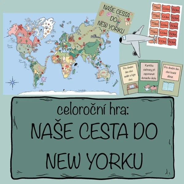  Celoroční hra: Naše cesta do New Yorku