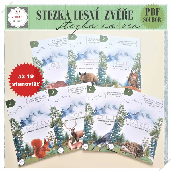 STEZKA LESNÍ ZVĚŘE
