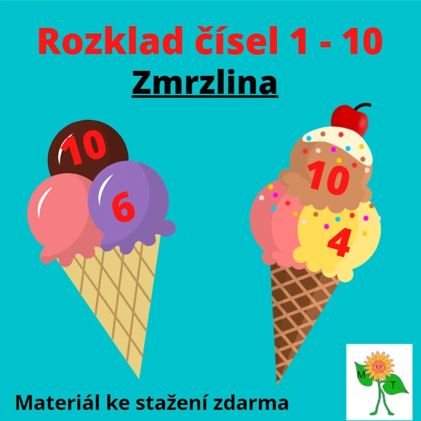 Rozklad čísel 1 - 10