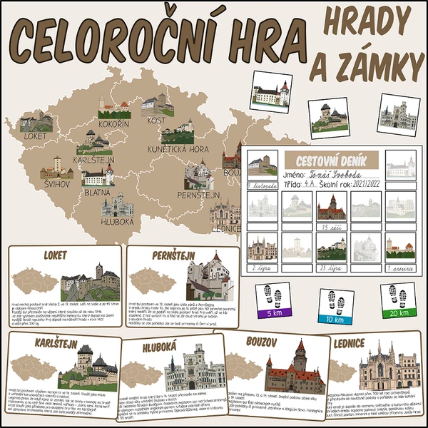Celoroční hra - Hrady a zámky