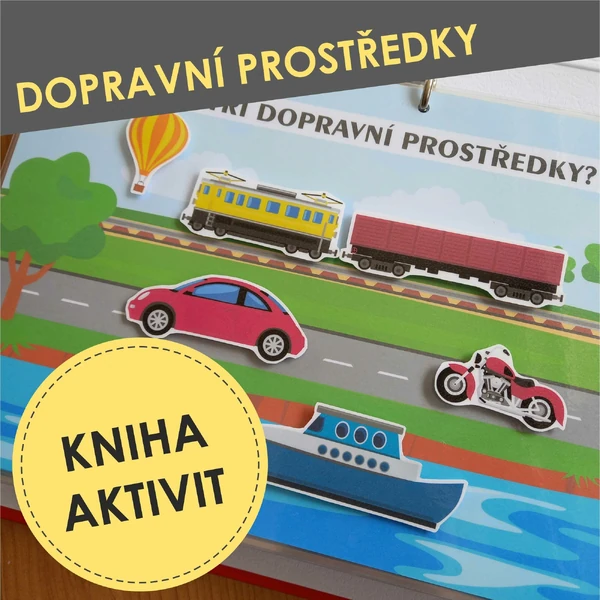 Dopravní prostředky - kniha aktivit