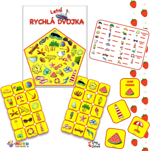 Rychlá dvojka - LÉTO (postřehová hra) + pexeso