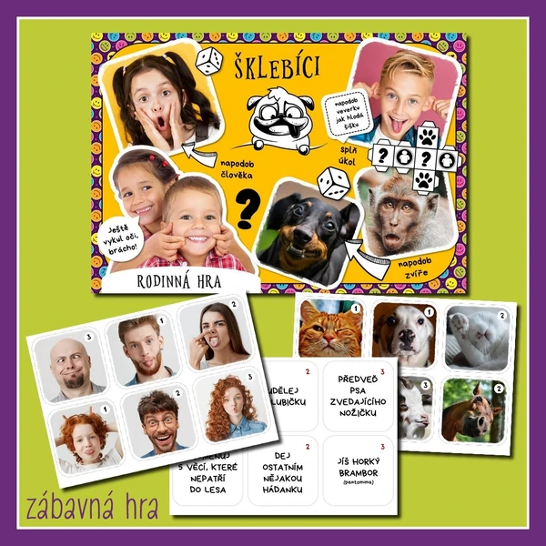 - ŠKLEBÍCI - RODINNÁ ZÁBAVNÁ HRA